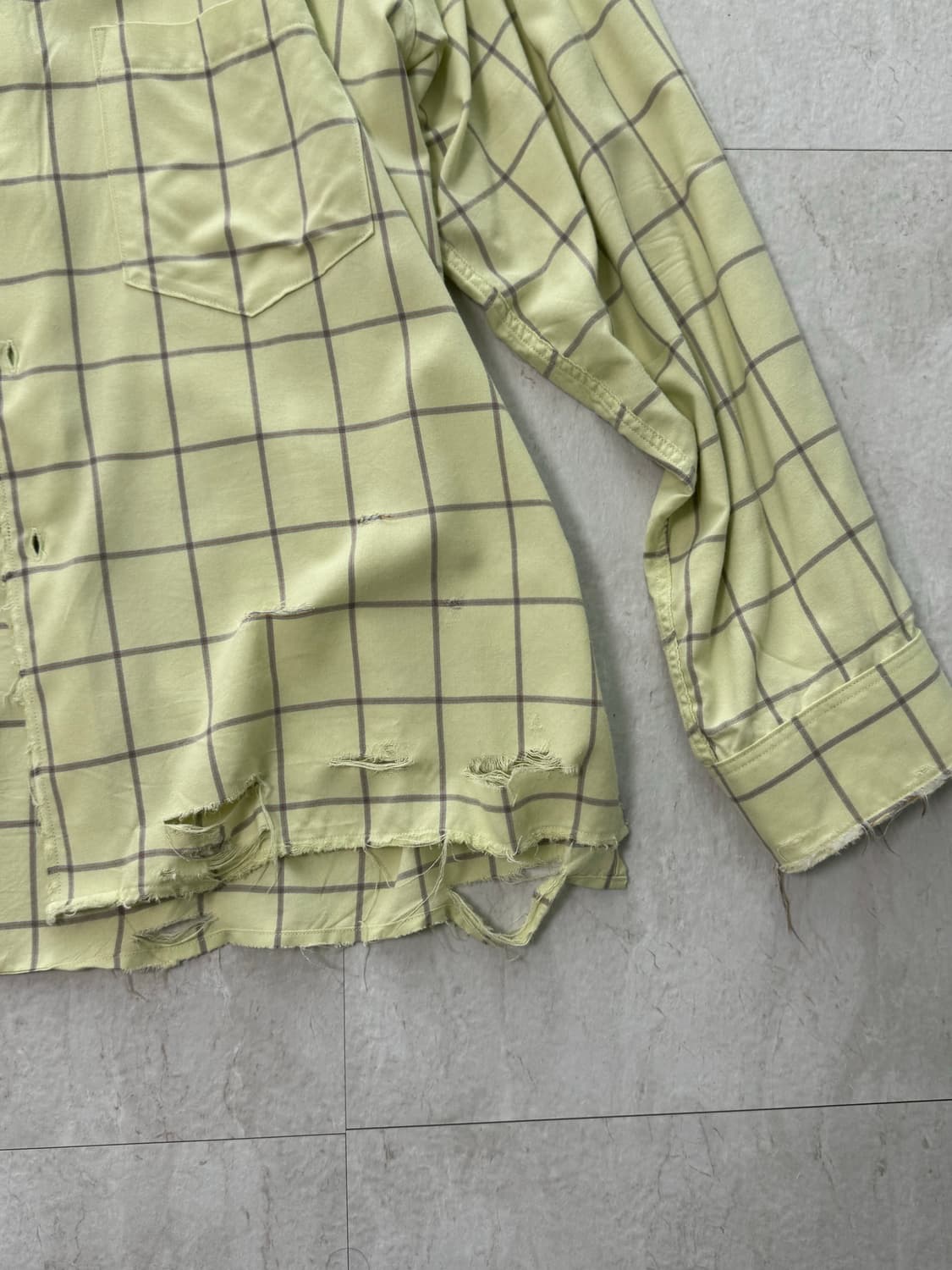 안셀름 Ancellm RAYON CHECK CRASH LS SHIRT 상품이미지6
