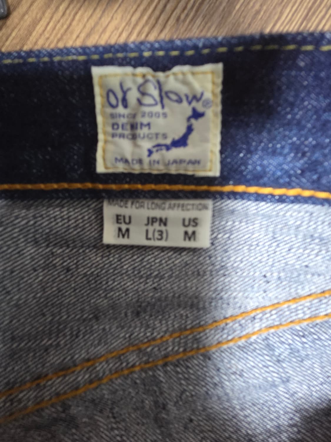 오어슬로우105 원워시 3사이즈 상품이미지2