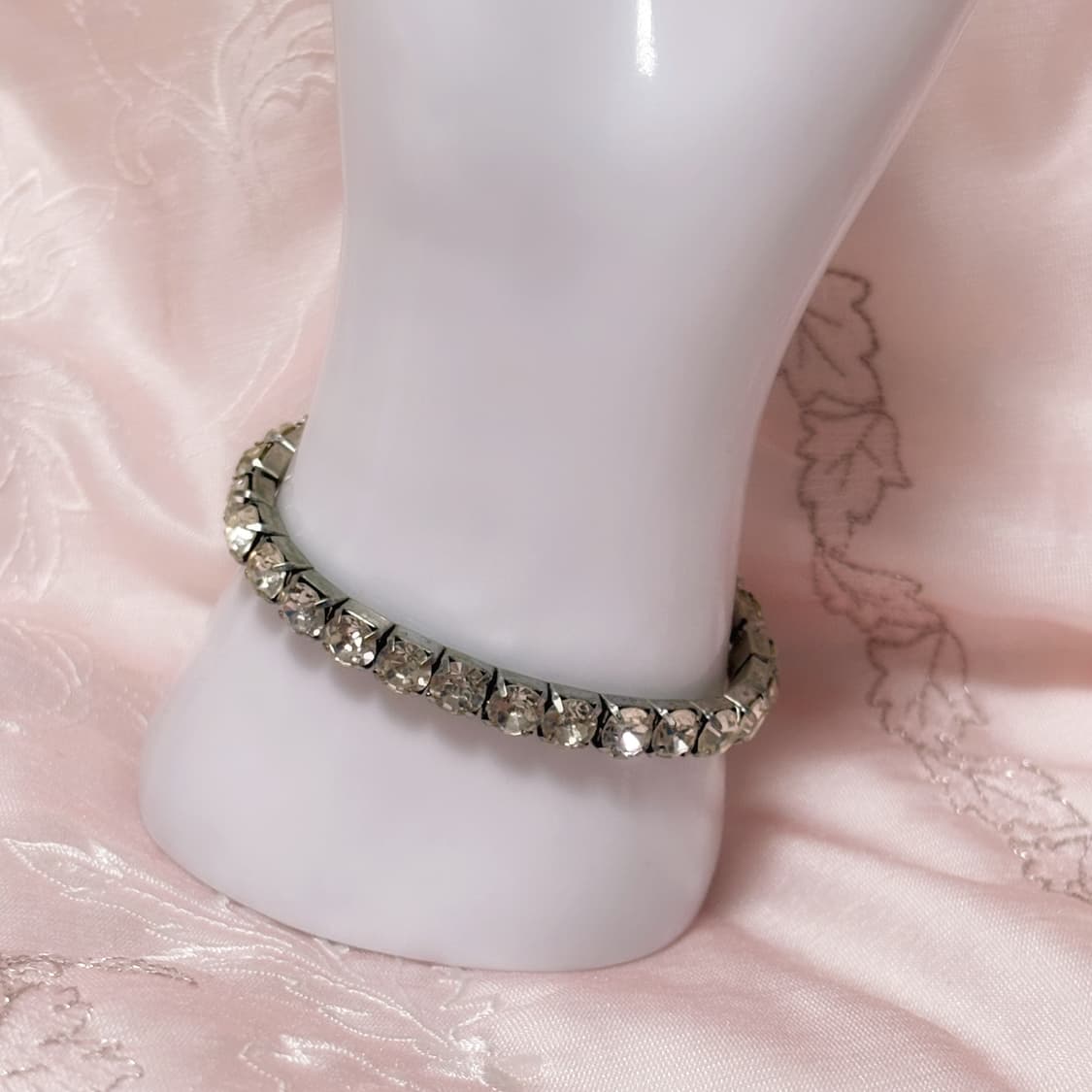 (이체시에눌) 일본 히메갸루 핀터깔 큐빅 디테일 뱅글 밴딩 팔찌  상품이미지1