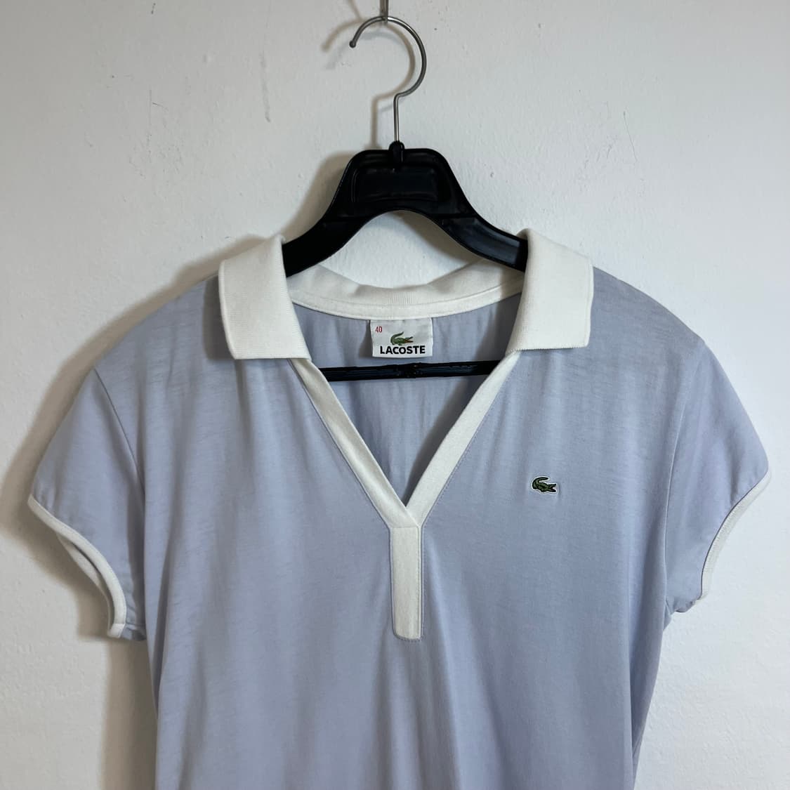Lacoste sky blue collar t-shirt 상품이미지5