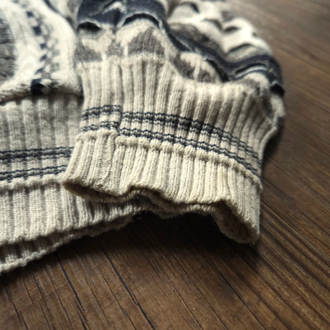 알베르토 단티 이태리 빈티지 케이블 코스비 스웨터 상품이미지3