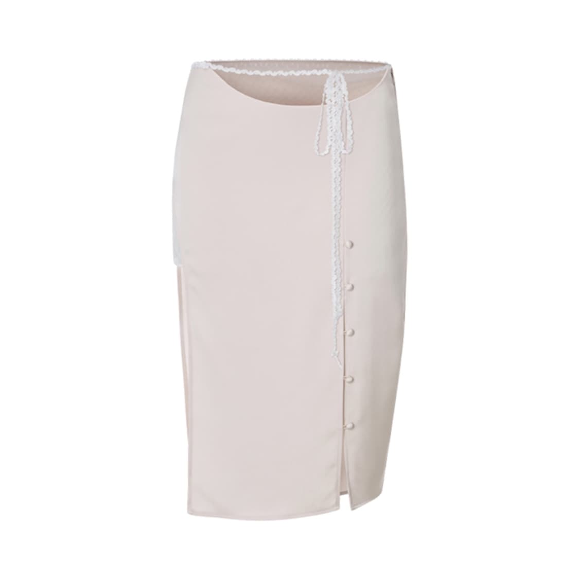 쓰리타임즈 margot skirt 로즈베이지 상품이미지1