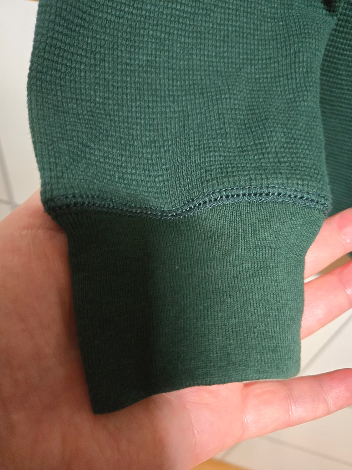 폴로 랄프로렌 와플 롱슬리브 티셔츠 그린(XL) 상품이미지4