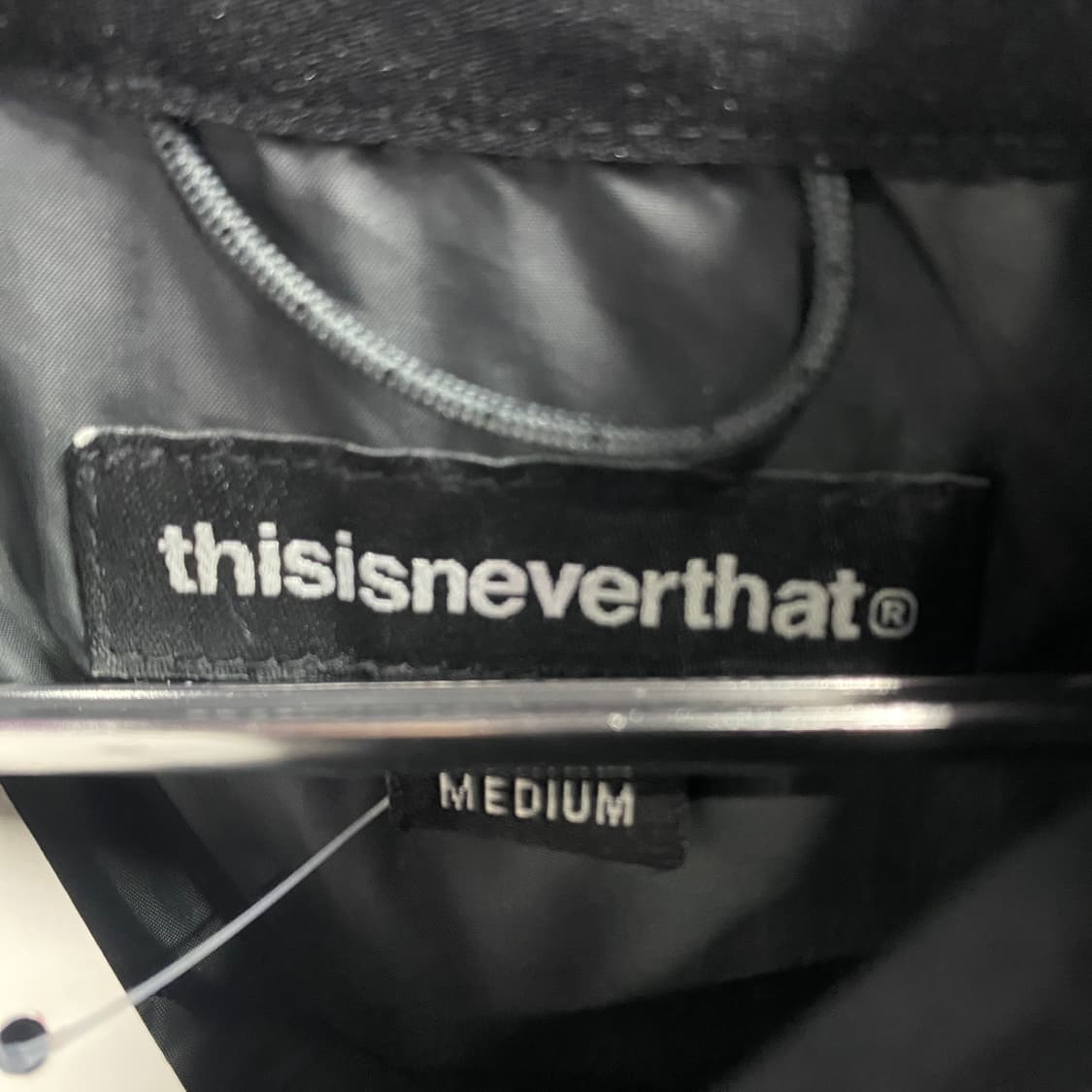 디스이즈네버댓 스펠아웃 빅로고 블랙 다운 롱패딩 B3690 상품이미지4