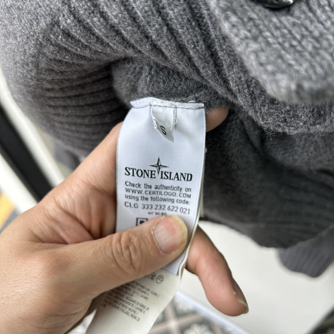 16164 - 스톤아일랜드 와펜 니트 가디건 상품이미지5