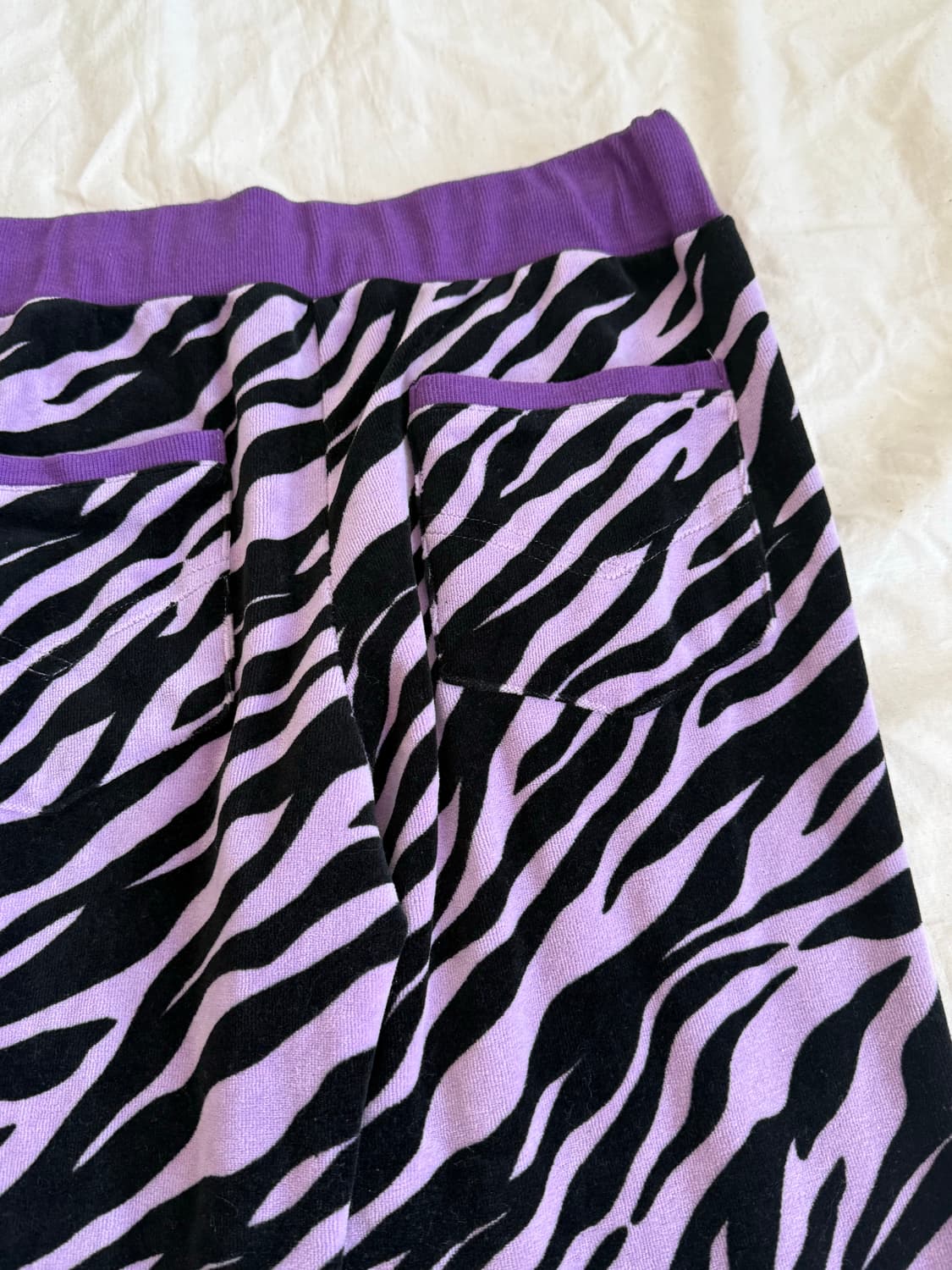 지브라 갸루 부츠컷 팬츠 상품이미지8