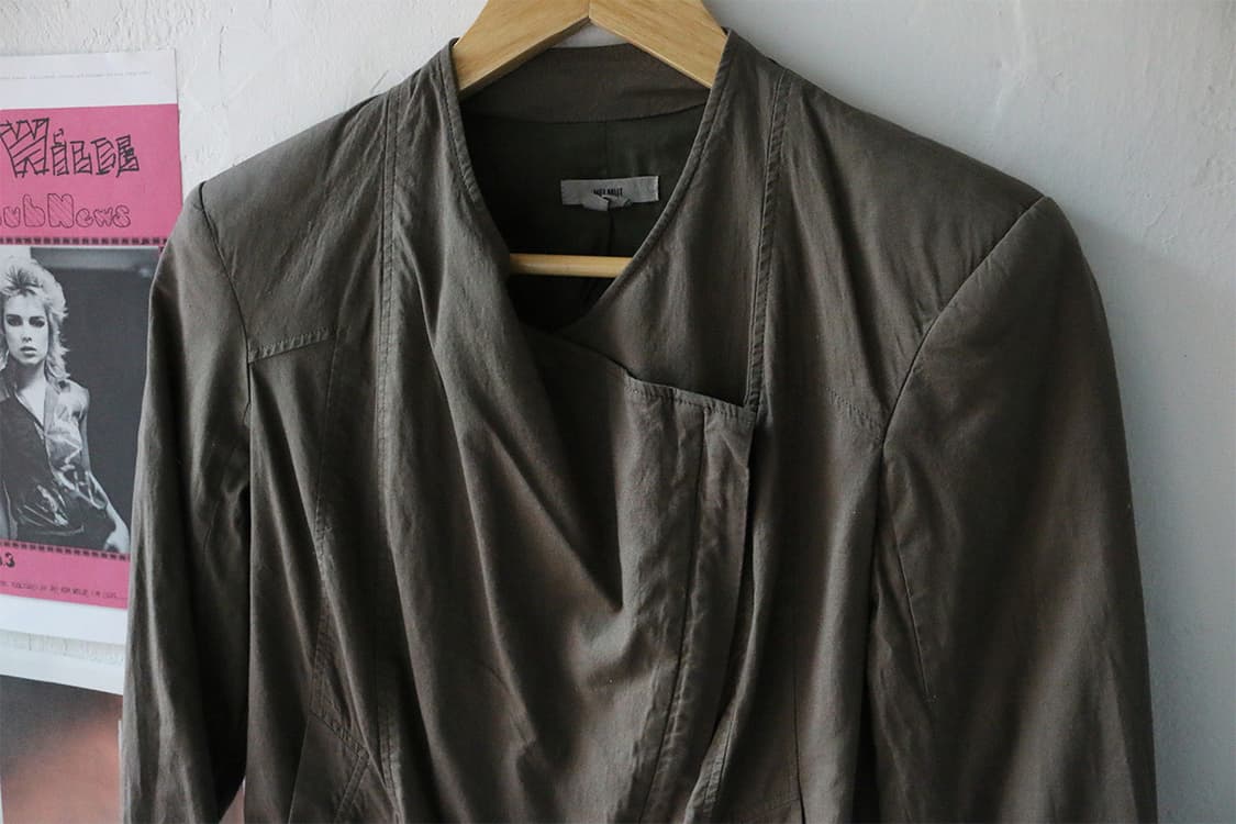 헬무트랭 USA 비대칭 바이커 자켓 상품이미지6