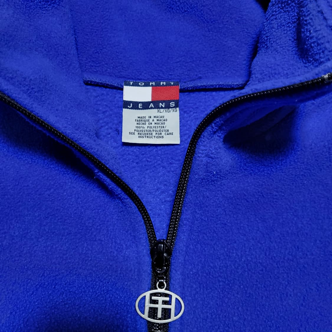 (xl) 타미힐피거 반집업 플리스자켓 타미힐피거  아노락 플리스 상품이미지7