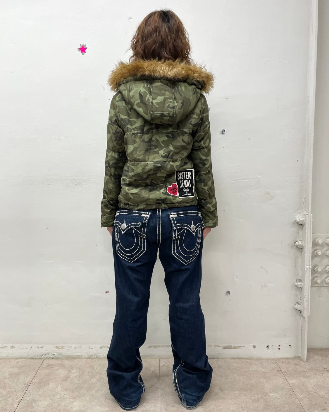 Jenny camo pocket padded jacket  상품이미지6