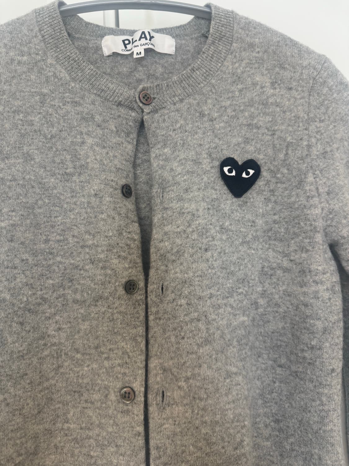 꼼데가르송 그레이 가디건 상품이미지2