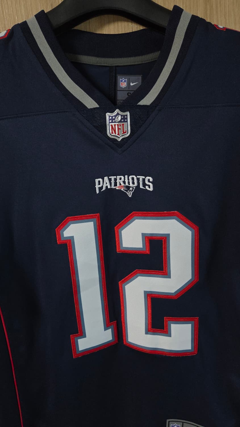 (착샷) 나이키 NFL 페트리어츠 톰브래디 풋볼 져지  상품이미지3