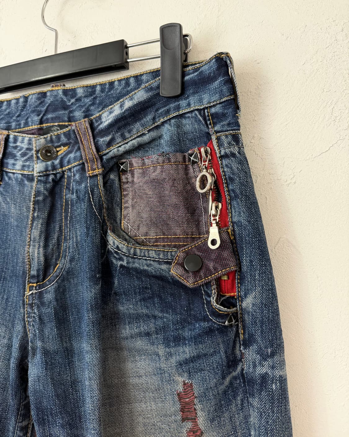 semanticdesign 3-ZIP 플레어 진 상품이미지3