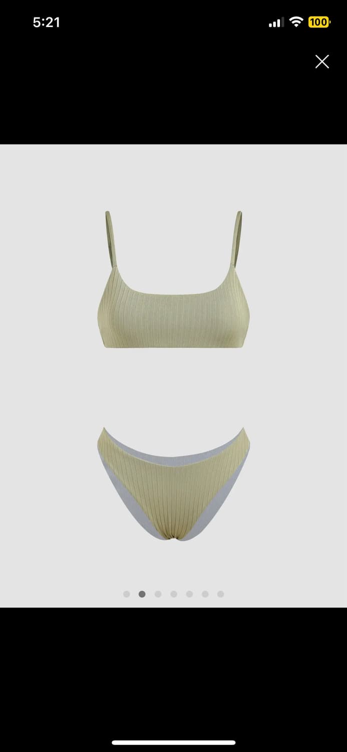 새상품) 카키 연카키 비키니 바디프로필 상품이미지4