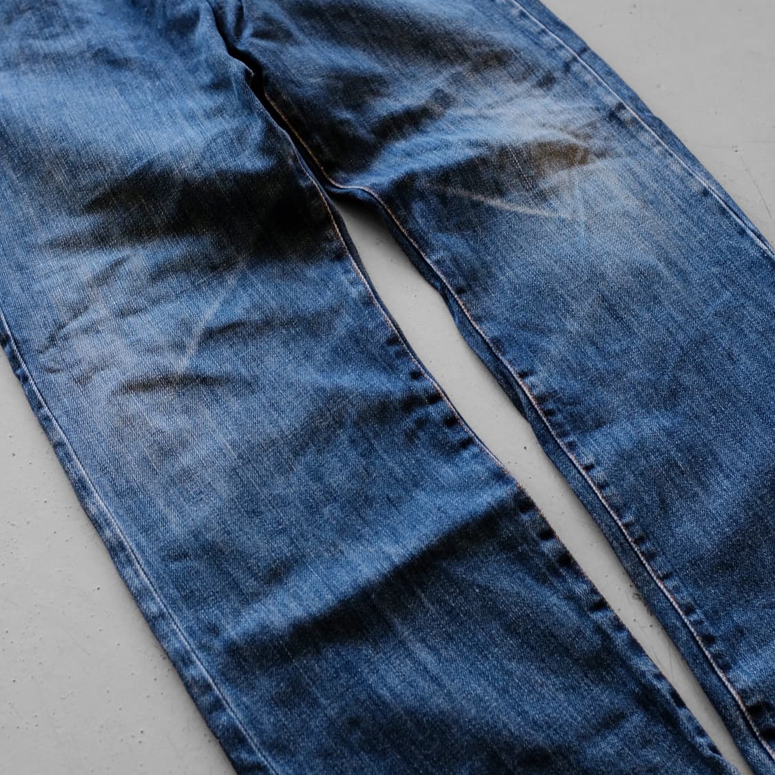 Made In USA Post Overalls Denim Pants 상품이미지2
