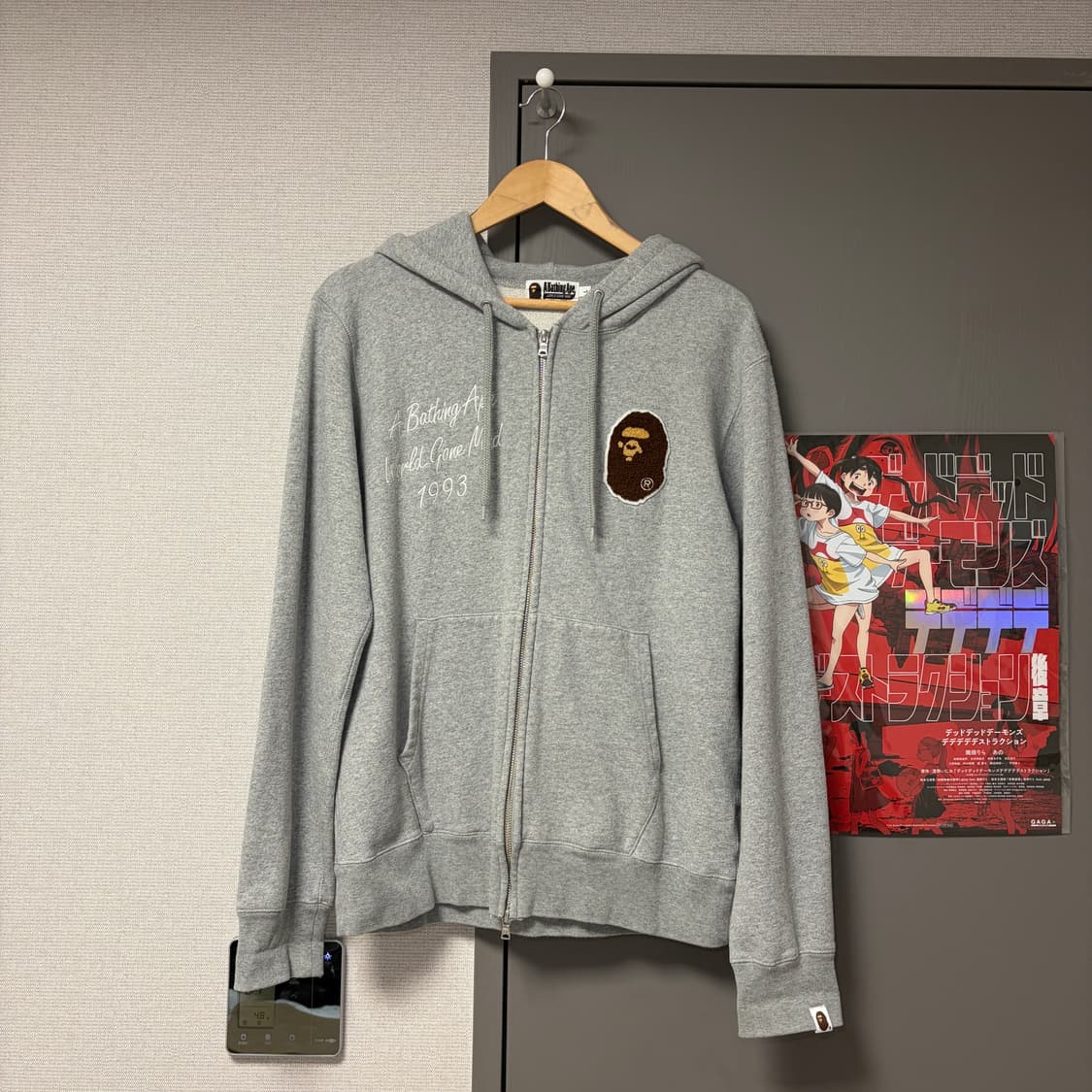 베이프 MULTI EMBLEM FULL ZIP HOODIE 상품이미지2