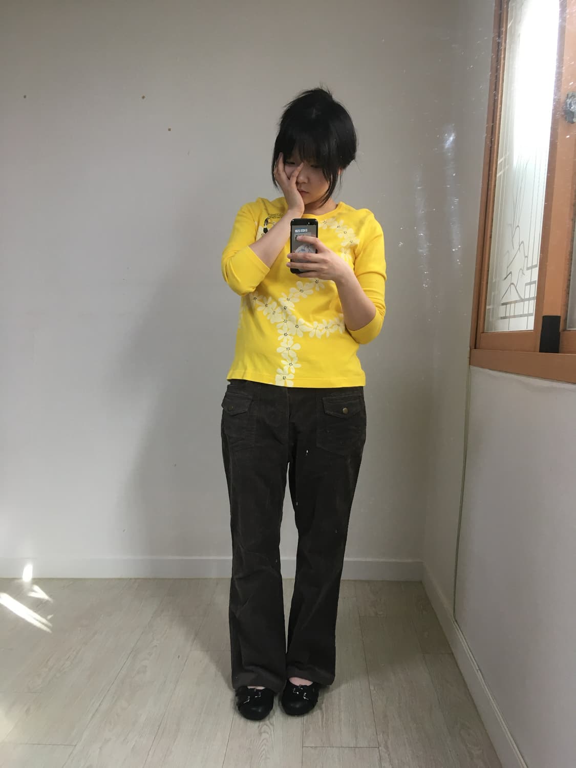 vintage yellow top 상품이미지1