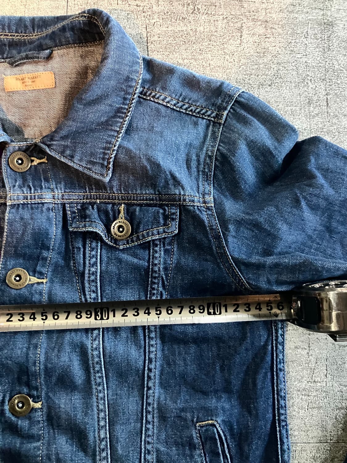 일본빈티지 Heartmarket 올드스쿨스트릿 트러커 데님자켓 상품이미지2