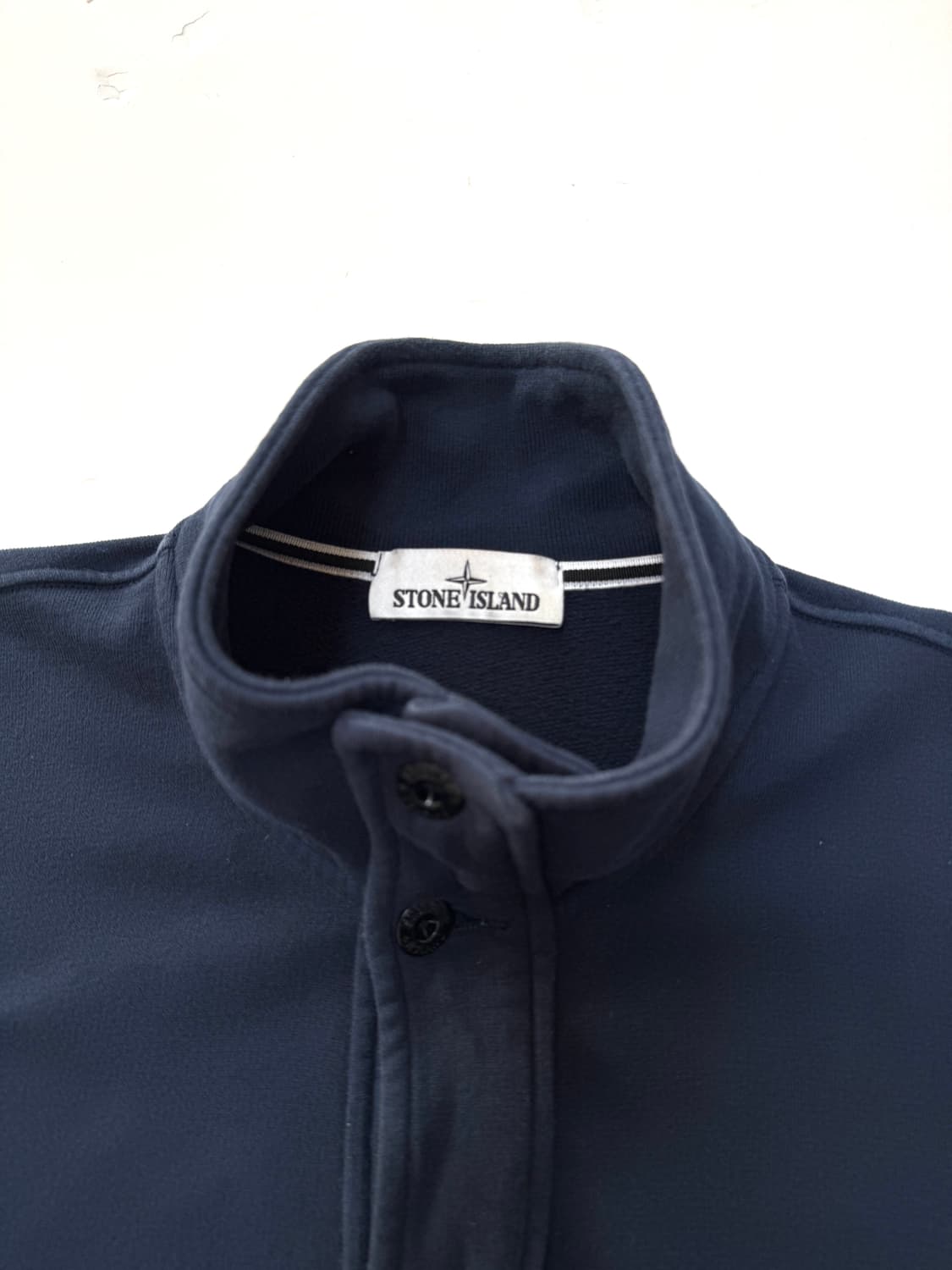 Stone Island 스탠드넥 버튼 스웻 가디건 상품이미지3