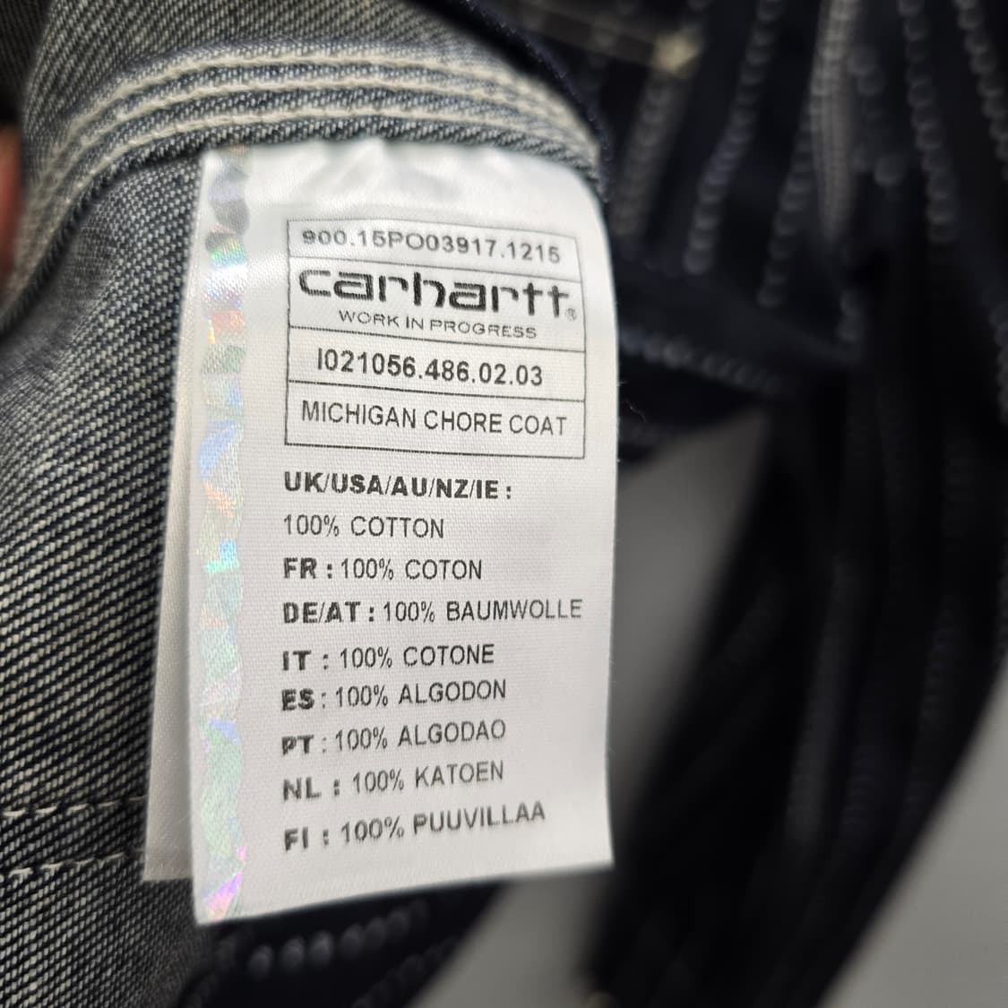 칼하트 미시간 초어 데님 자켓 상품이미지9