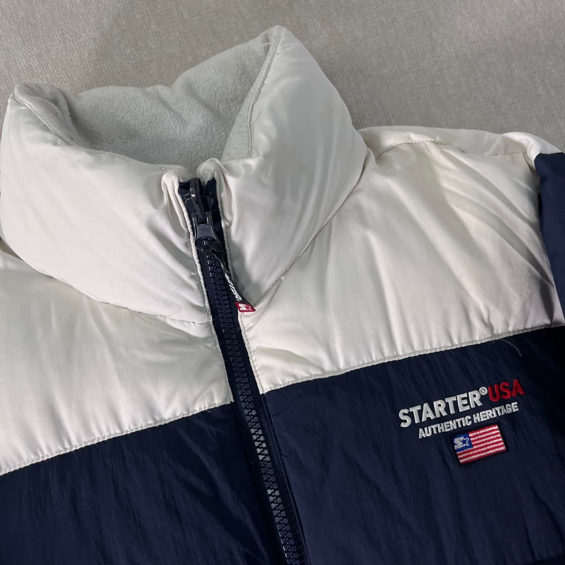 100 스타터 푸퍼 투톤 패딩 상품이미지3