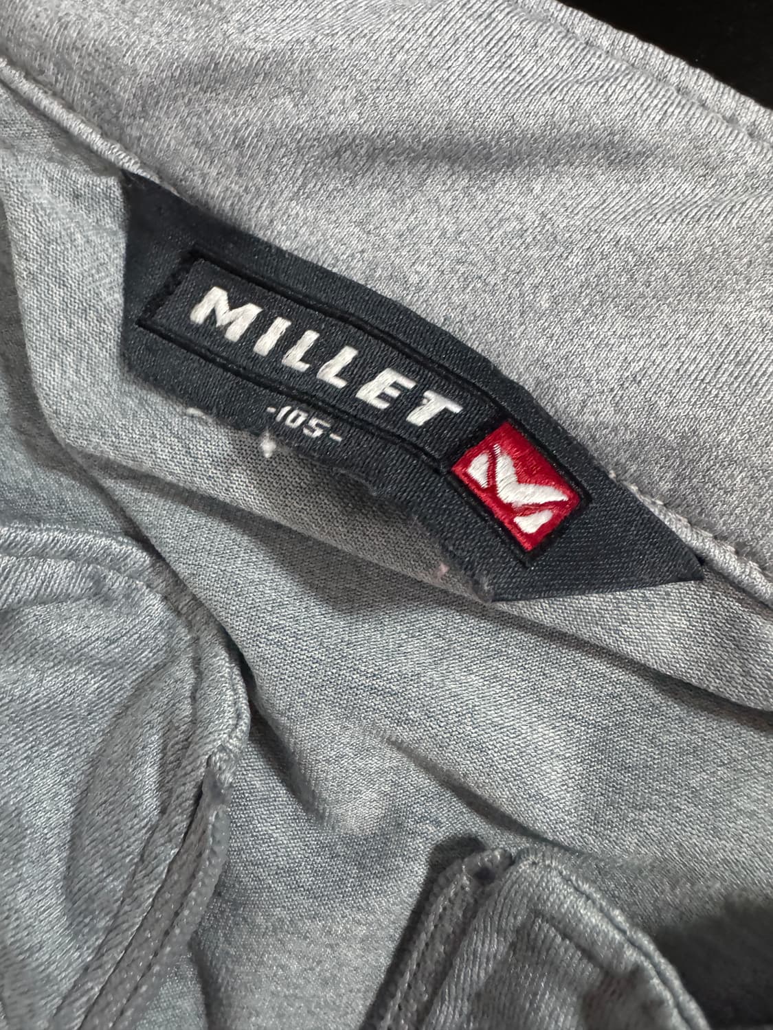 밀레 기능성 등산 하프 집업 긴팔 티셔츠 L 상품이미지3