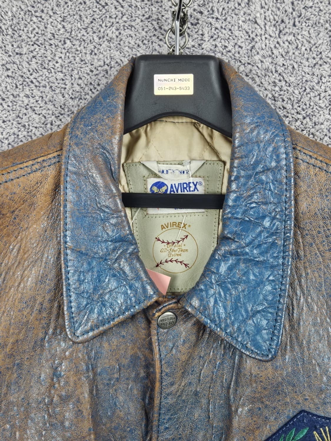 아비렉스 모호크스 내셔널 플레이오프 가죽자켓 ( M ) / 10000 상품이미지6