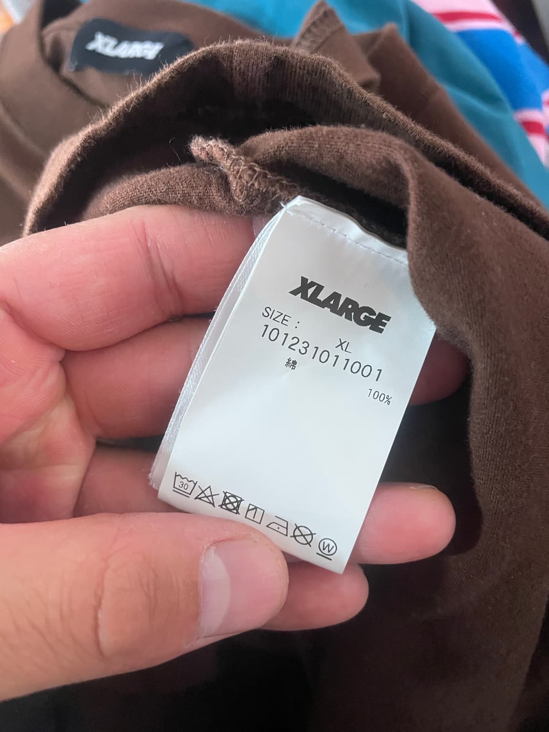 Xlarge 엑스라지 롱슬리브 브라운 XL 상품이미지8