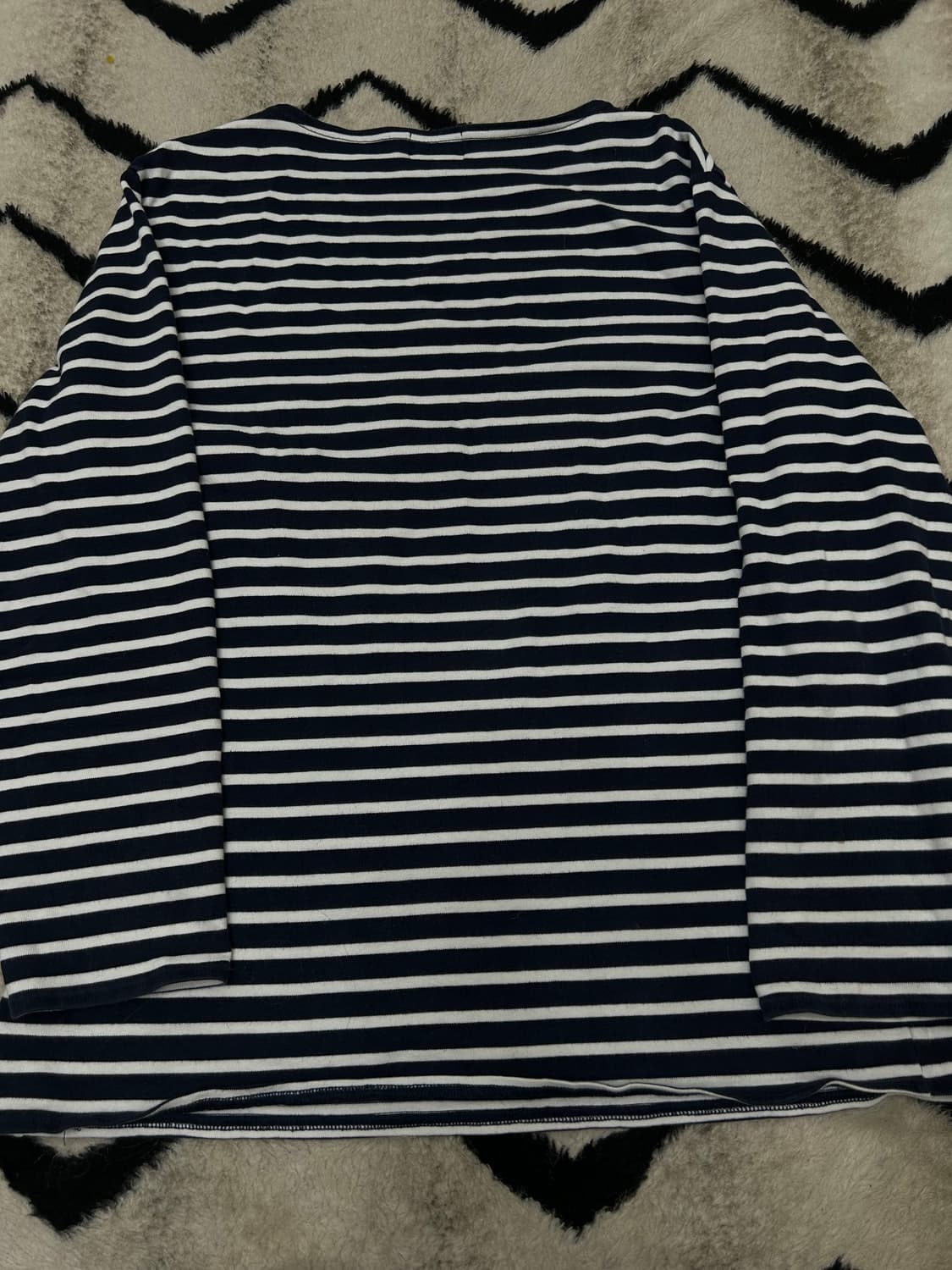 [L]마리떼 프랑소와저버 스트라이프 긴팔/짙은네이비 상품이미지5