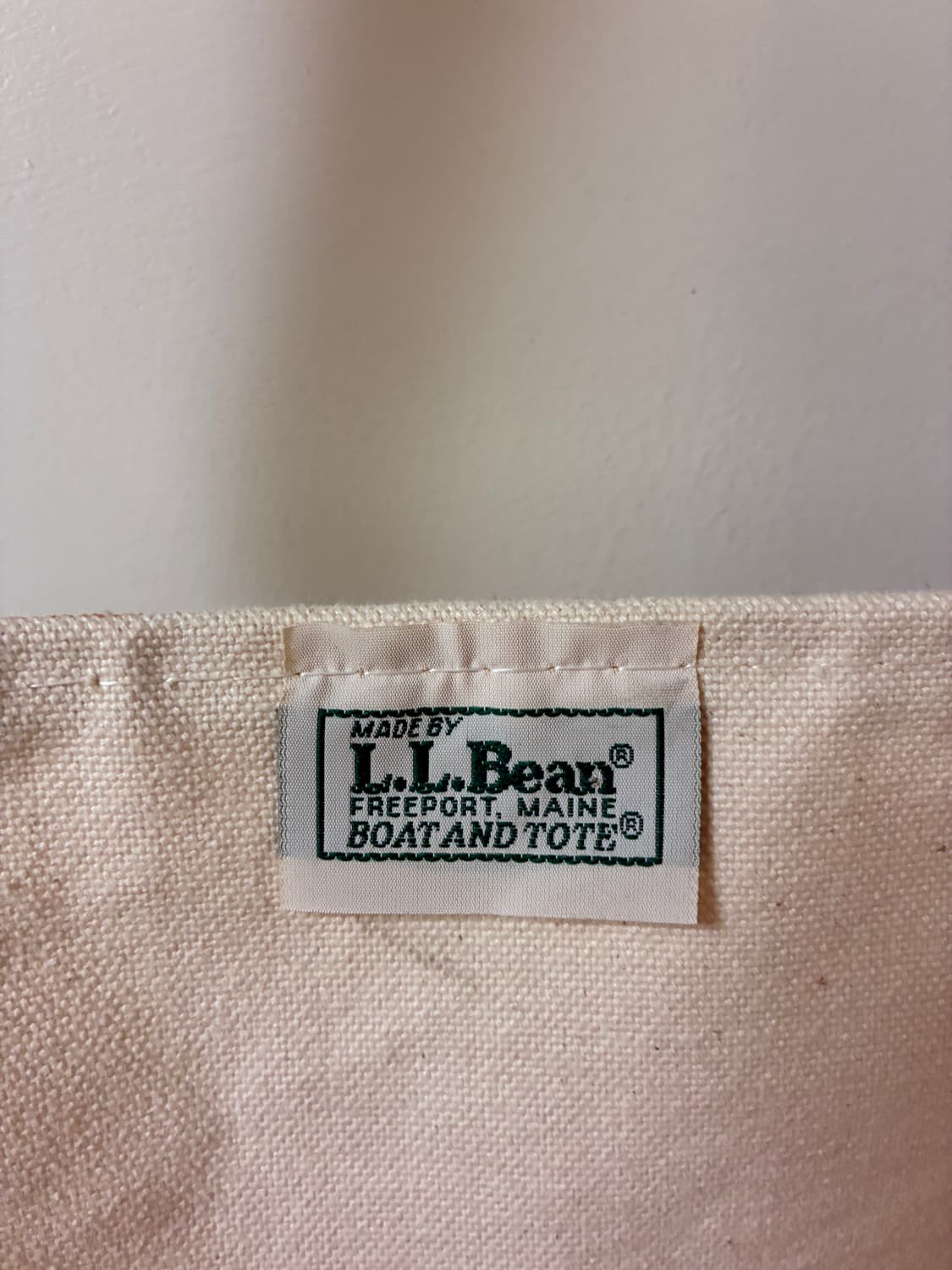 엘엘빈 토트백 80년대 L 데드스탁 그린 상품이미지3