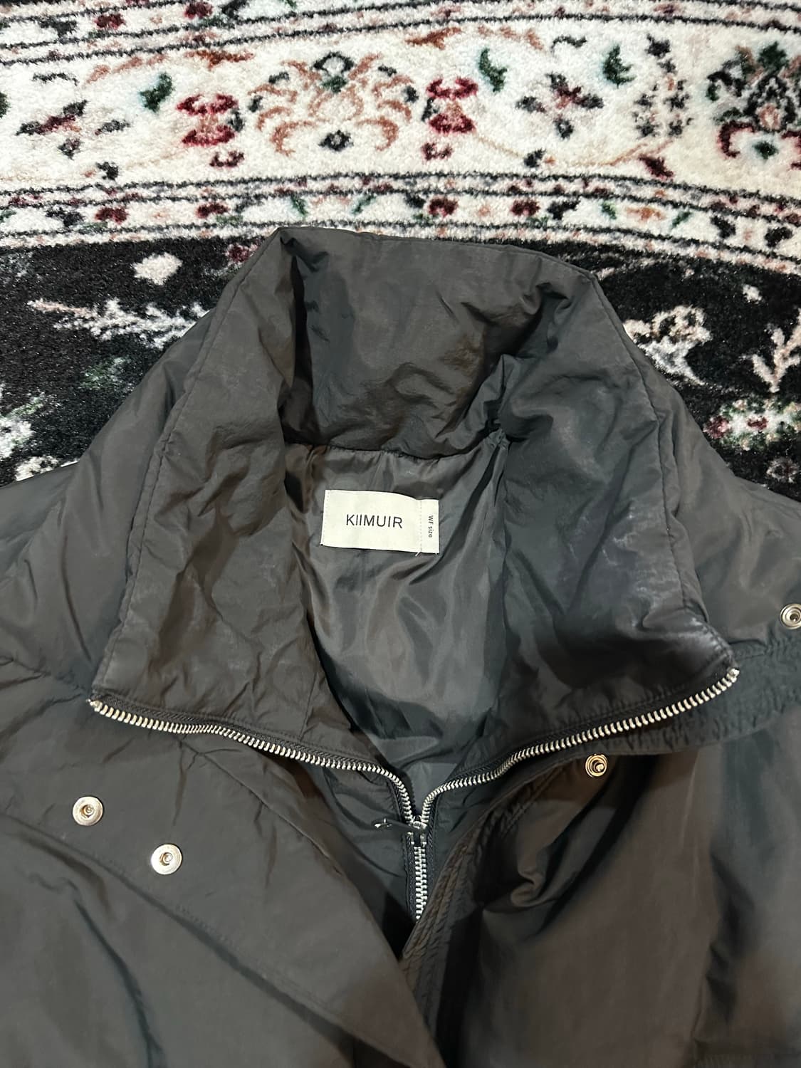 키뮤어 레이어드 숏패딩 블랙  상품이미지2