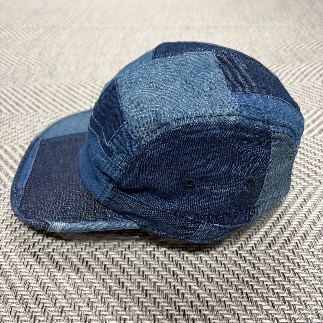 (F)디네댓 워싱데님 패치워크 모자 상품이미지2