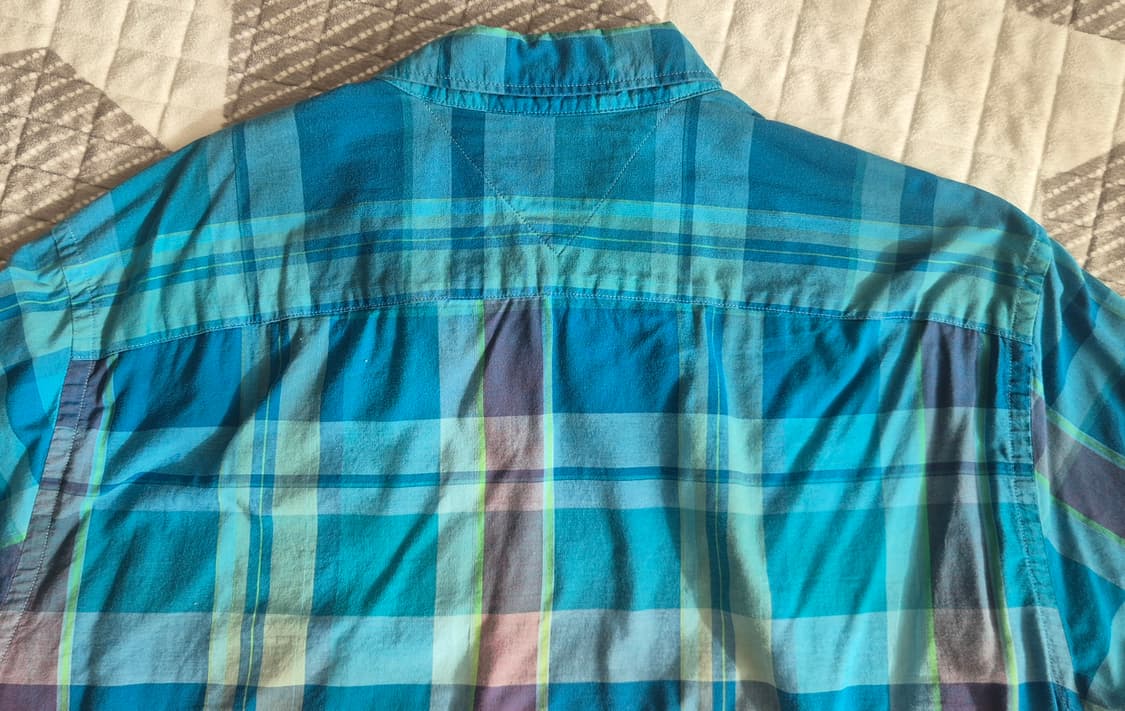 빈티지 타미 힐피거 체크 남방 XL[긴팔/반팔] 상품이미지5