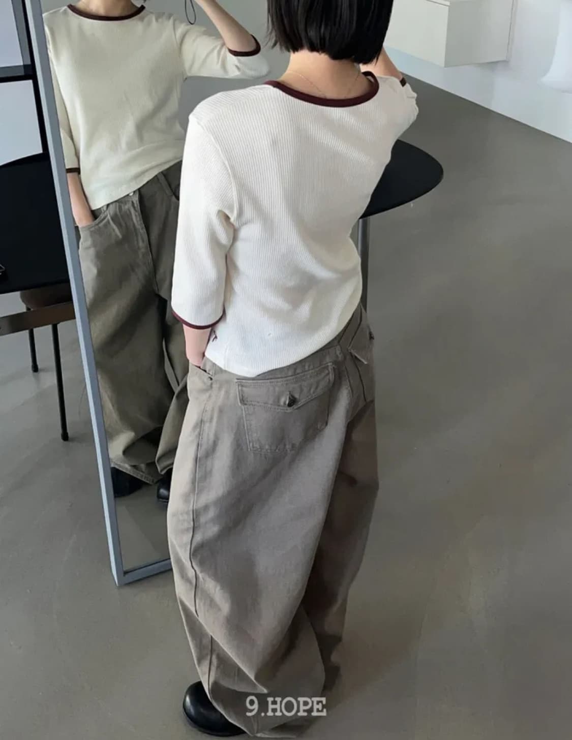 김아홉 벌룬 코튼 팬츠 M 상품이미지1