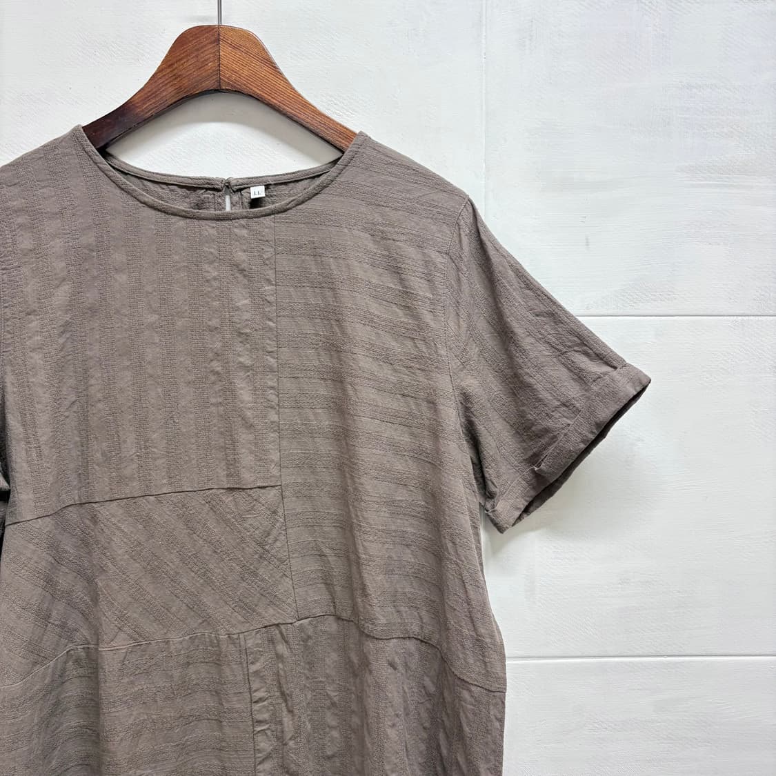 코튼 패치워크 모리걸 히피 롱 블라우스 미니원피스 JPN 상품이미지2