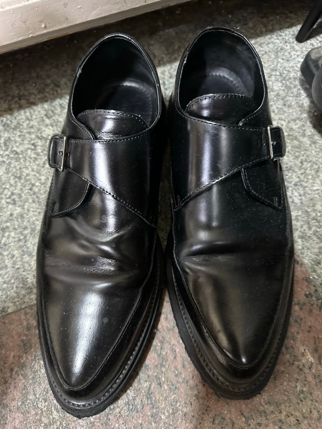 [42] Allsaints 남성 몽크 스트랩 구두 상품이미지3