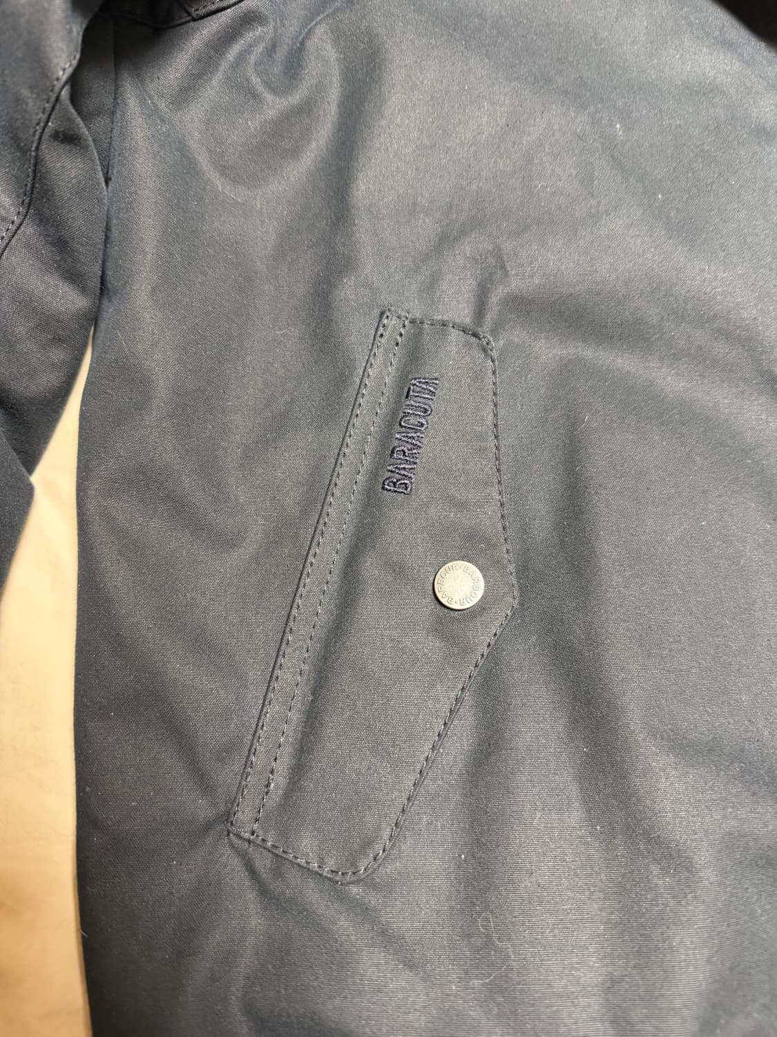 바버 X 바라쿠타 포르톤 왁스자켓 네이비 자켓 XL 상품이미지2