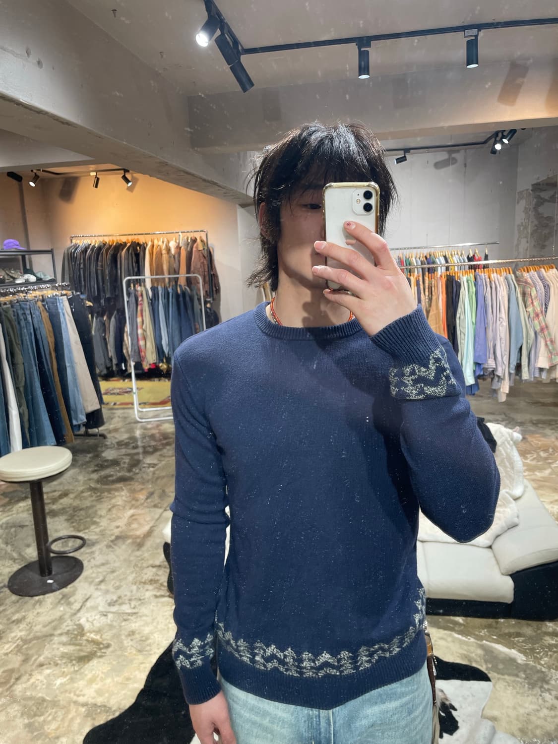 리바이스 에스닉 디테일 니트  상품이미지1