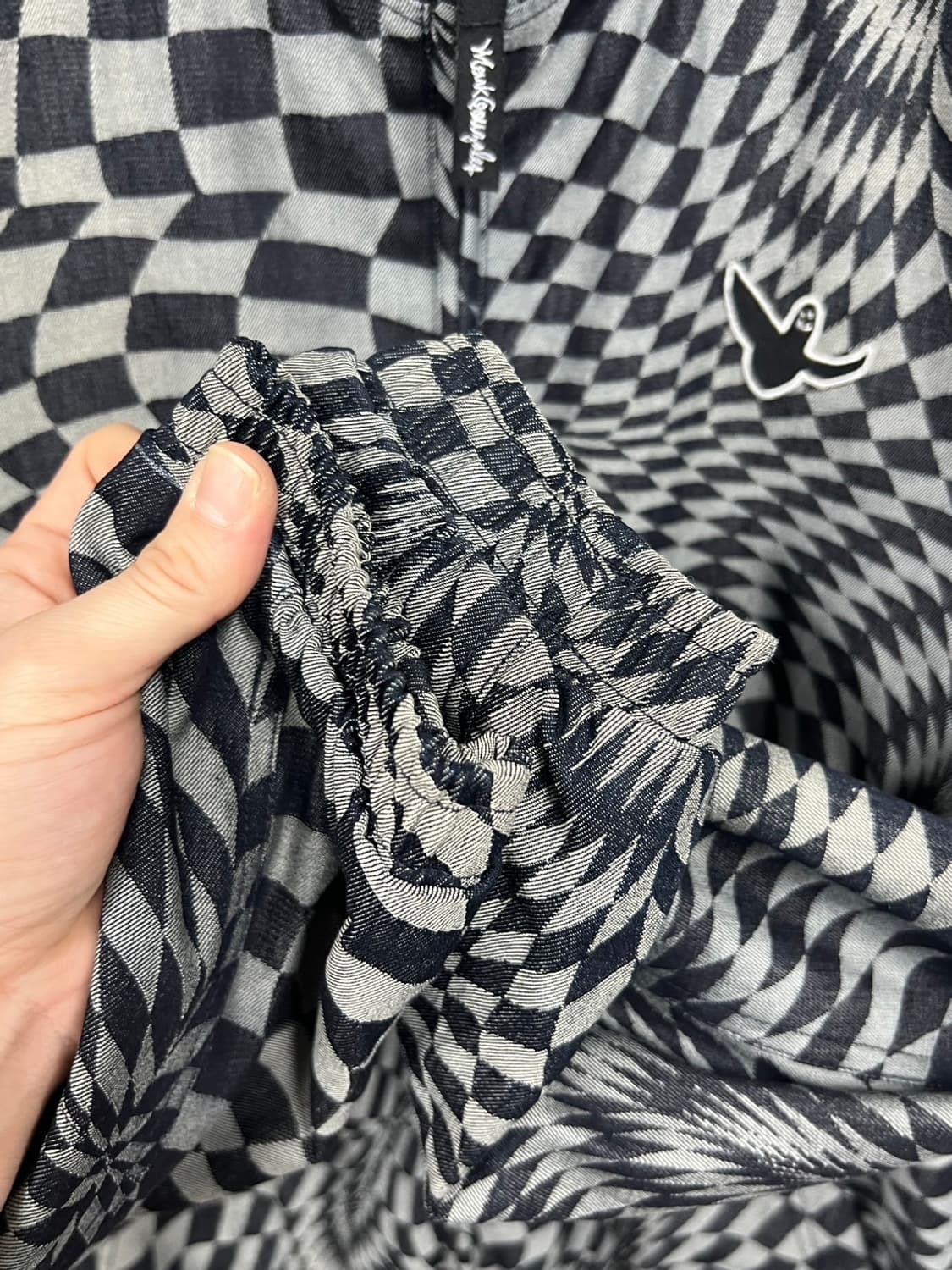 마크곤잘레스 체크 패턴 백로고 프린팅 자켓 상품이미지3