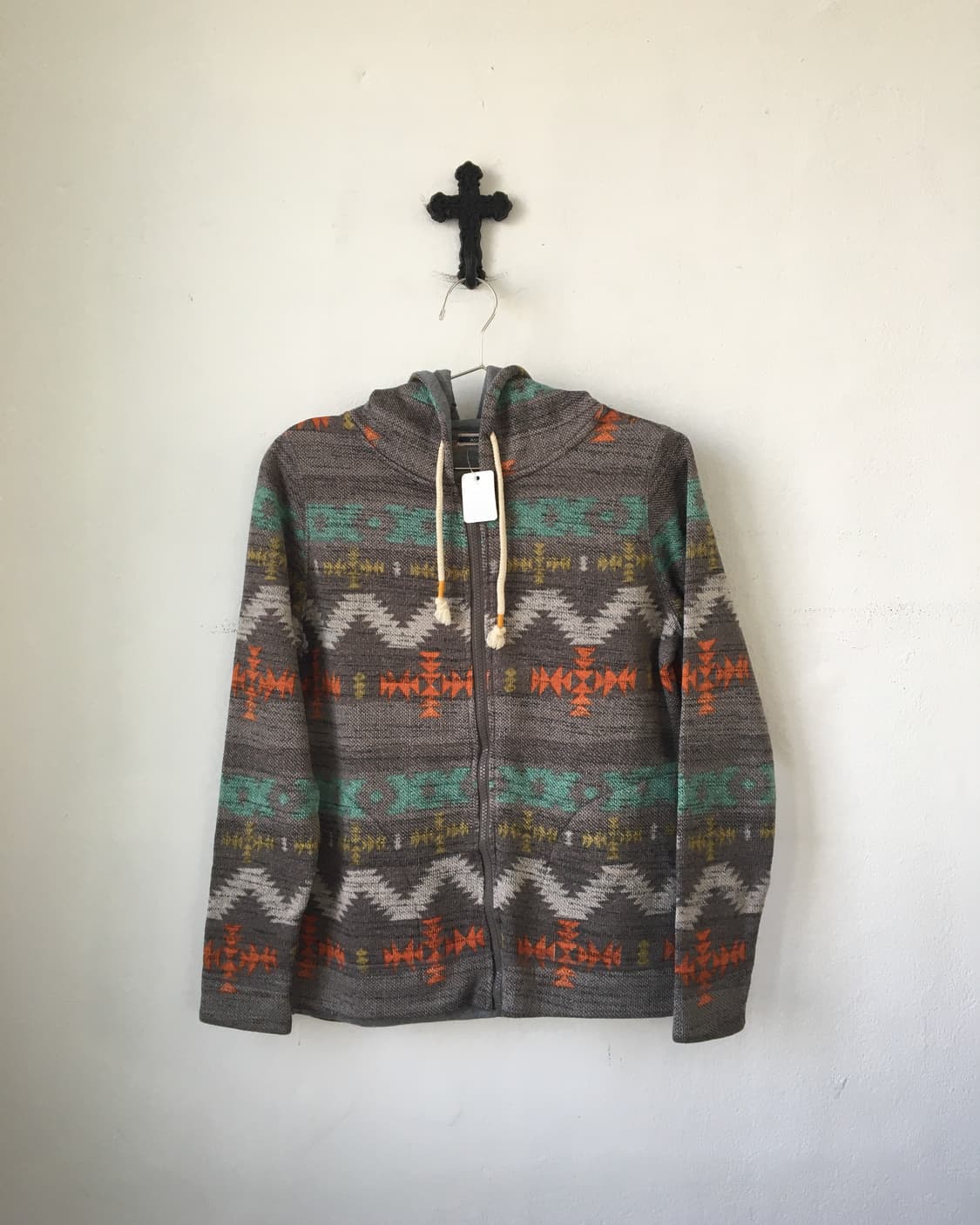 Native pattern hood zip up 상품이미지2