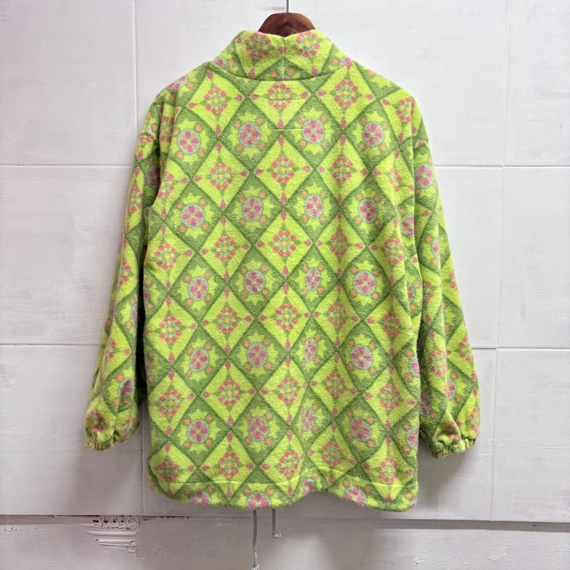 90's DESCENTE 데상트 패턴 플리스 후리스 긴팔 상품이미지6