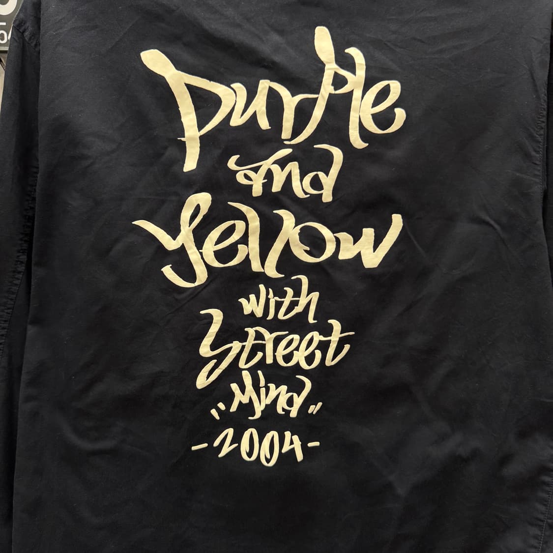 JPN VINTAGE 초어 자켓 후면 레터링 포인트 네이비 상품이미지6