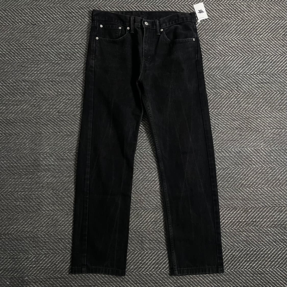 리바이스 505 블랙 데님 레귤러 팬츠o 2975 상품이미지3