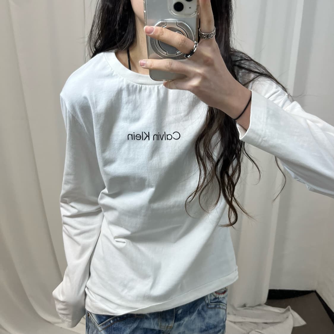 Calvin Klein Long Sleeve Top 상품이미지3