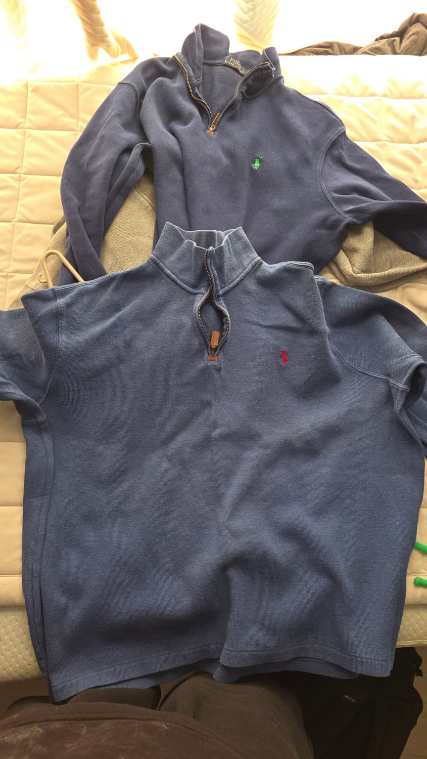 폴로 랄프 로렌 반집업 xl 판매합니다. 상품이미지1