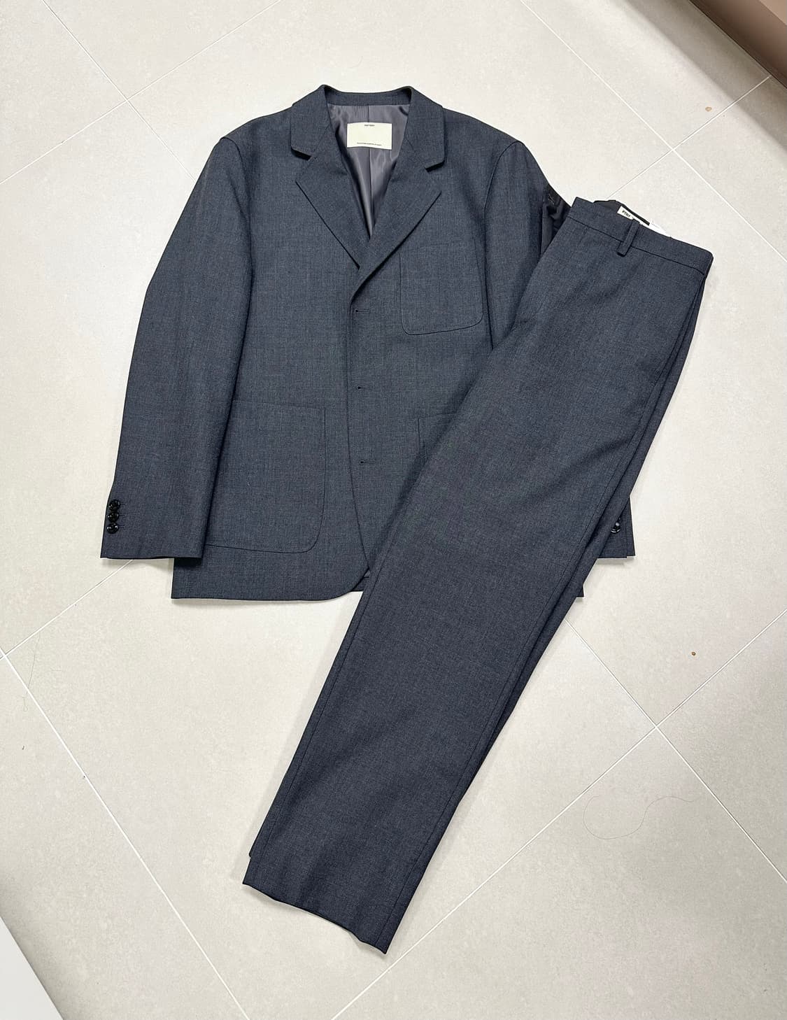 포터리 울 스포츠 셋업 2/3size 다크그레이 상품이미지1