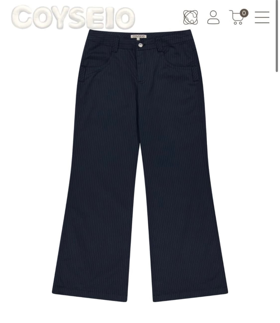 코이세이오 브라이스 체크 부츠컷 팬츠 상품이미지1