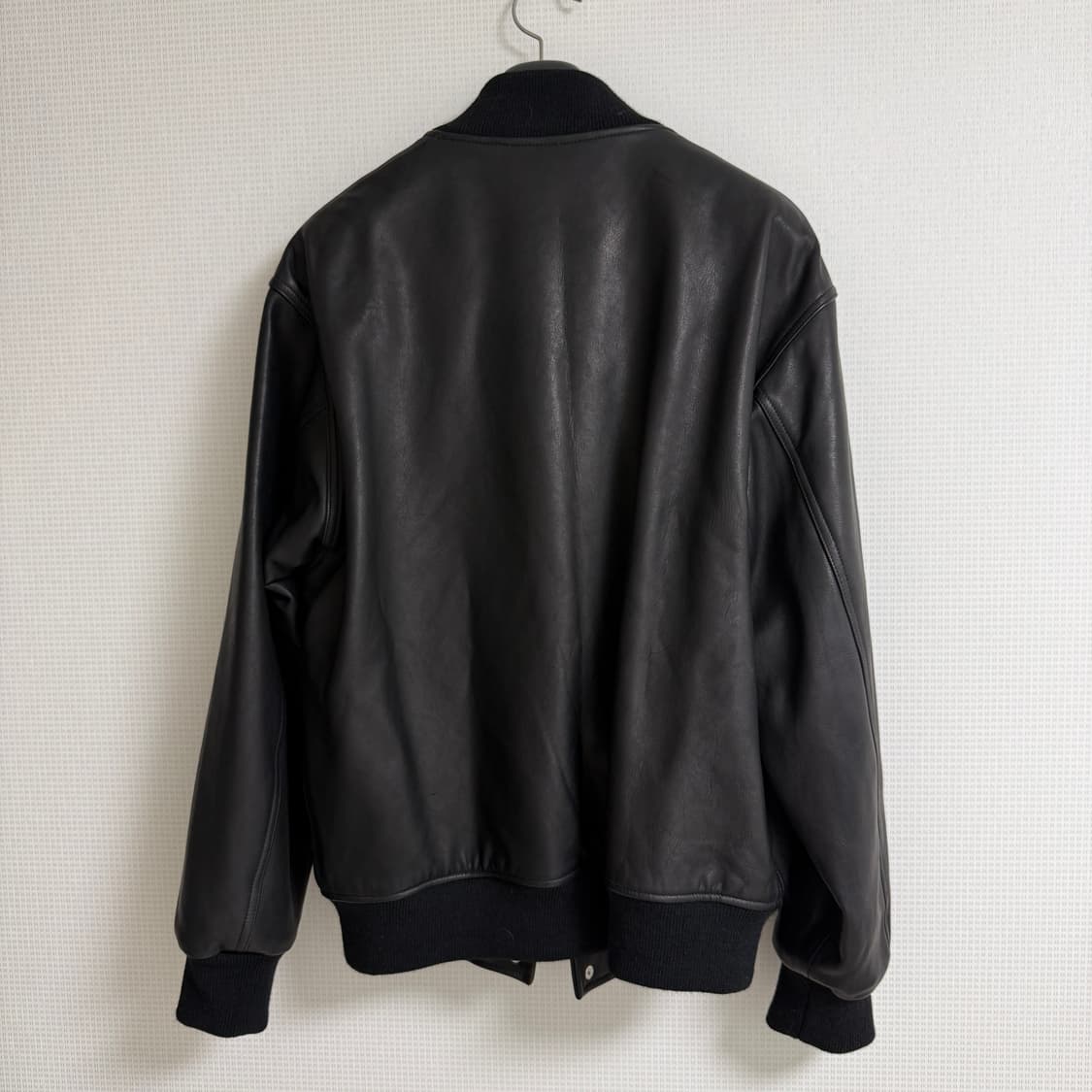 와코마리아 레더 바시티 자켓 상품이미지2