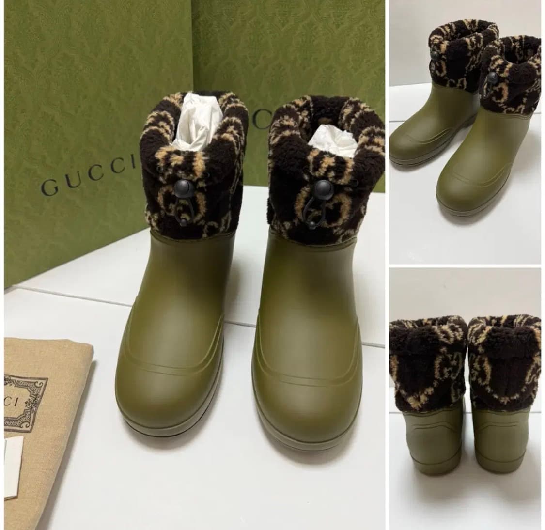 구찌 남성 러버 부츠 gg gucci 상품이미지1