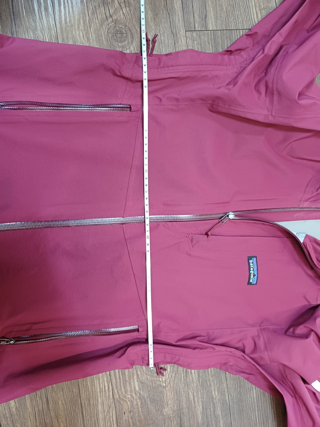 파타고니아 여성 스트레치 레인 후드 바람막이 자켓 M 버건디 상품이미지7