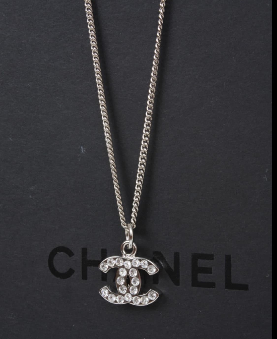 샤넬 CC 로고 실버 목걸이 + 박스 상품이미지2